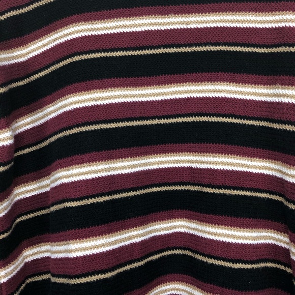 VTG Liz Sport Cotton Striped Sweater (M) - Picture 6 of 9